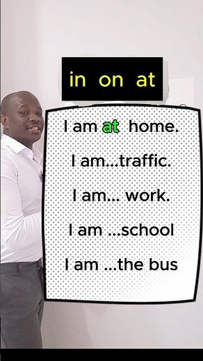 Prepositions in at in #englishlearning #shorts #learnenglish