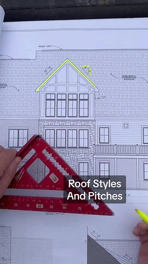 Check out the different roof styles and pitches on this new construction house #build #howto #roofing #construction #diy #contractor