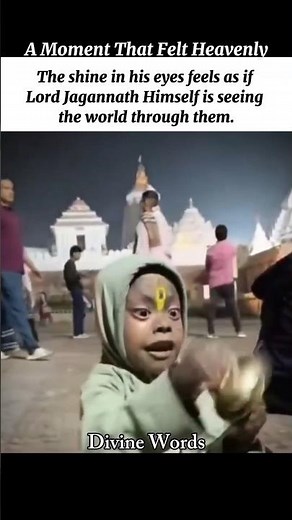 A Child’s Eyes That Radiate Pure Divinity🤍🕉️🌿