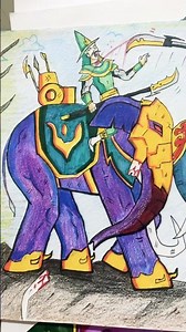 ก้านกล้วย #สอนวาด #ก้านกล้วย #วาดรูป #art #drawing #พีคตอนจบ #การ์ตูน #ช้างศึก