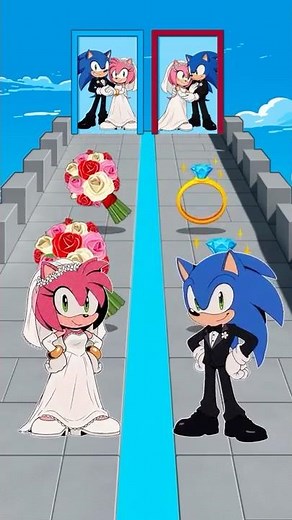 Perfect Puzzle Run Day 100 Challenge: Sonic vs. Amy Rose #SonicTheHedgehog #Sonic #Shorts