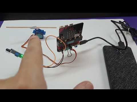 Microbit Project : IR Sensor Activated Servo