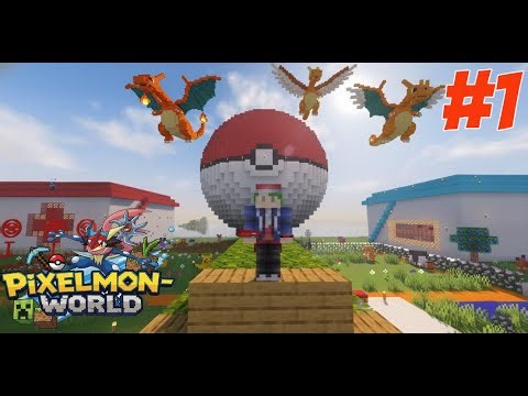 Minecraft Pixelmon-world 2025 #1 ตะลุยเล่นเบื้องต้น เล่นได้ทั้ง pc และมือถือ !
