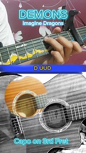 4.5K views · 21 reactions | Demons - Imagine Dragons | Guitar Intro Tutorial (EASY Chords)  #guitarchords #fingerstyleguitar #guitarintro #guitarplayer #guitarist #guitarlessons #imaginedragons #demons | Ohwel Guitar Tutorial | Facebook