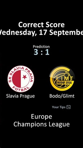Correct Score predictions for top matches on Wednesday