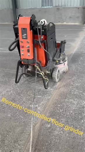 Remote-controlled floor grinder | Operation Guide #ConcreteGrinding #FloorPolishing #ConstructionEquipment #ToolsofTrade