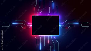 red black blue background motion animation. the text space . digital, techno, cyber matrix