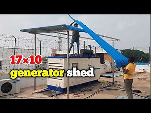 Metal Roof Mastery! 17x10 Shed Roof Installation Made Easy || how to build a generator shed