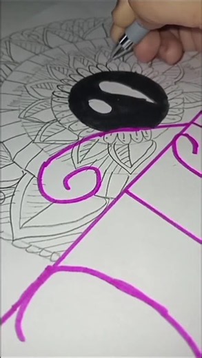 Beautiful Radha Krishna Drawing ✨💙 | Mandala & Doodle Art | Satisfying Art