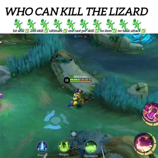 Who Can Kill the Lizard in Mobile Legends?