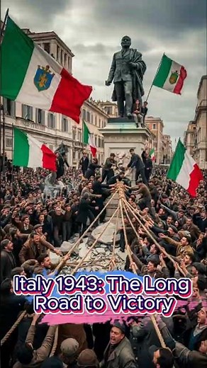 The Italian Campaign 1943-45: The Allied Invasion and Italy’s Fall to Freedom | WWII Story #shorts