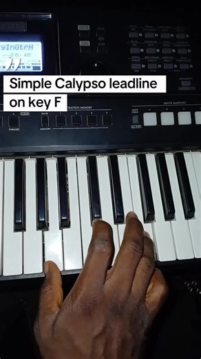Calypso Leadline in F Major — Simple Keyboard Breakdown