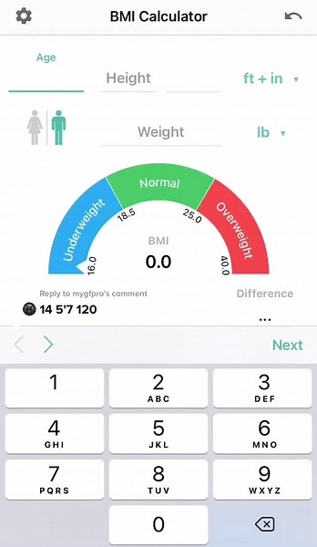 Reply to @mygfpro Hii again owner 1 :) and I’m chillin #bmi_calculator #fyp