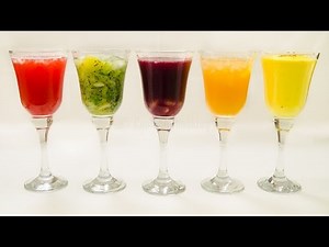 5 Drinks and Mocktails Recipe | Five Easy Refreshing Colorful Holi Recipes