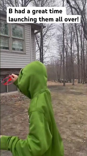 Watch the @Crunchlabs propeller launcher IN ACTION! #family #crunchlabs #shorts