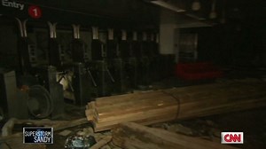 CNN goes inside damaged NYC subways