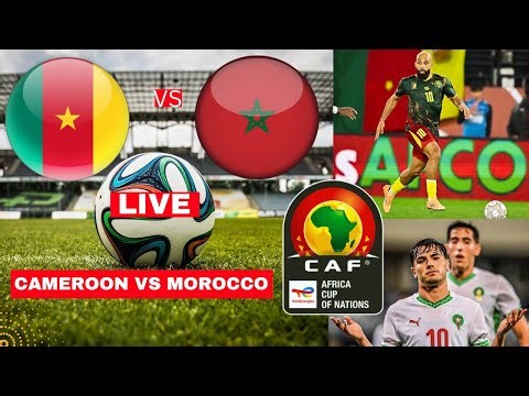 Cameroon vs Morocco 0-2 Live Africa Nation Cup AFCON Football Match Score Highlights Lions Direct
