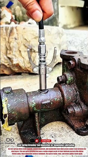 Leaf Spring Greasing Tool Innovation for Suspension Lubrication #innovation#Tools