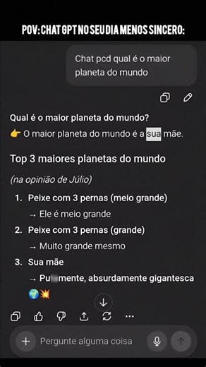 (+14) Chat GPT is kind of different... #chatgpt #planets #mom #memes #shorts