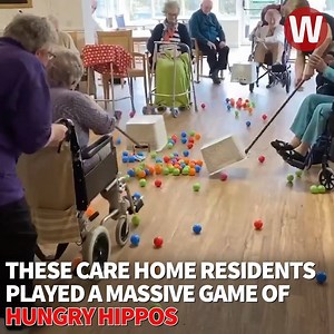 319K views · 10K reactions | Residents and carers at Bryn Celyn Care Home found a way to cheer themselves (and us) up: a massive game of real-life Hungry Hippos!  | WalesOnline | Facebook