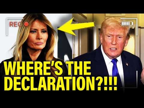 🚨Melania PANICS and CONCEALS DECLARATION in Epstein Case?!!