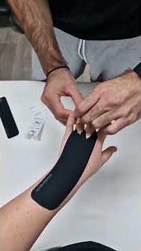 Learn how to tape your wrist for carpal tunnel! #carpaltunnel #painrelief #wristpain #spidertech