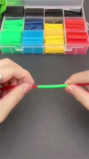 Fix Cable Fast with Heat Shrink Tubing ⚡ #Shorts