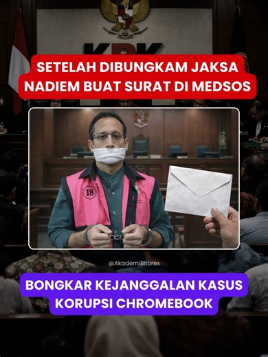 Surat Nadiem Soal Kasus Korupsi Chromebook