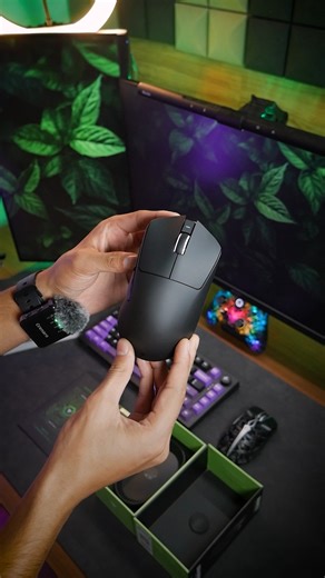 Akshay Verma | iht on Instagram: "Best Ergonomic Mouse? Teevolution Terra Pro with 8K LCD Dongle Unboxing! - PAW3950, 42K DPI, 750 IPS - Only 49 Grams and Ultra Grippy - Dual 8K Polling Rate with Rapid Sync LCD Dongle - FE Advanced Optical Switches - Tri Mode and Comes with Ergonomic Design Great work @teevogear 🔥 Full review coming up soon, stay tuned! #terrapro #teevolution #gamingmouse #ergonomicmouse #flagshipmouse #mouse #pcgaming"