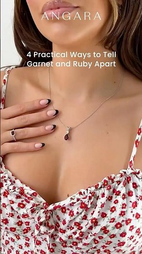 Ruby vs Garnet Stones: How to Tell the Difference?🔍| Real Rubies | Angara Jewelry