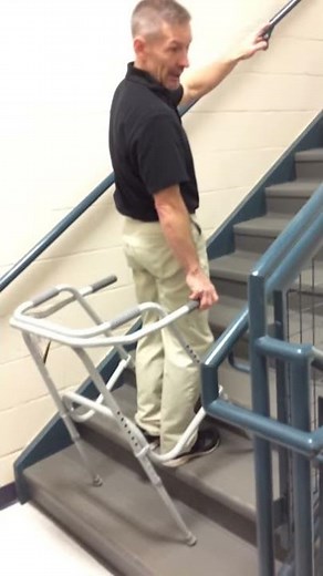 How to use Universal Stair Climbing Walker?