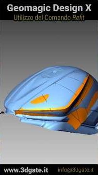 Geomagic Design X | Comando Refit | Adattamento Superfici 3D su Mesh STL | CAD Correct ✅