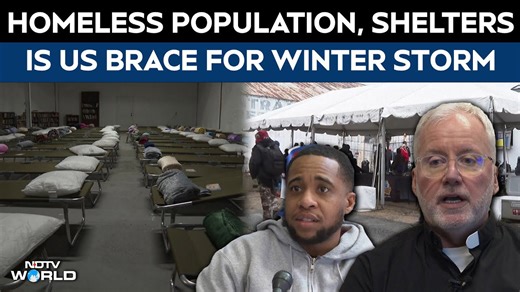 US winter storm 2026 | Homeless population and shelters across US brace for winter storm