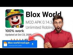 BLOX WORLD MOD APK v0.14.3 | Latest BLOX WORLD Mod APK for Android & iOS | GAMEPLAY