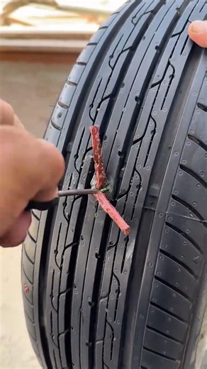 Trick to Patch a Leaky Tire