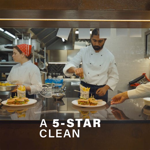 Count on Ecolab Science Certified to enable a cleanliness that propels your restaurant toward a five-star status. | Ecolab