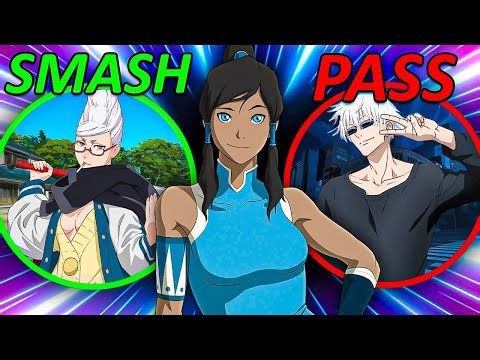 I asked my sister to SMASH or PASS anime husbandos AND waifus...