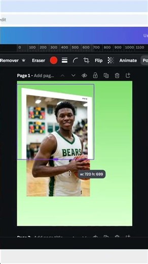 3D pop out basketball poster #canva #posterdesign #shorts