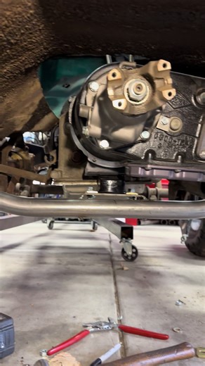 Custom Fabricated Transmission Mount Installation