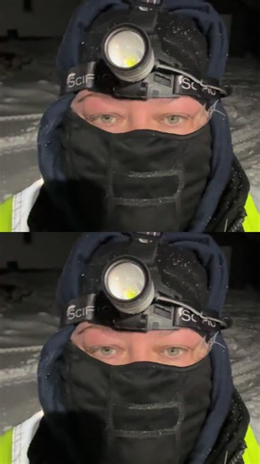 Winter chores. Brrrrrr. Also if anyone knows how to stop the two screen thing help lol. #prairiedreamranch #manitobahorsebreeders #cold #winter #chores