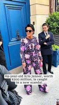 69-year-old Kris Jenner, worth$200 million, is caughtin a new scandal.