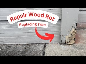 Repair Wood Rot on Exterior Trim | Replacing Trim from Water Damage | Dry Rot