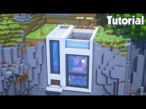 Minecraft : How to Build an Modern Mountain House Tutorial