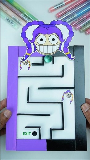 Poppy Playtime Lily Love Bird Amazing DIY Cardboard Pinball Maze Game! #diy #craft