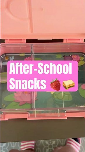 After-school lunchbox: fruit, sandwich & snack in 5 minutes!