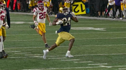 Price takes kickoff return 100 yards vs. USC