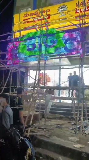 Programming Pixel LED Sign Board Installation Process by Sai Balaji Digitals