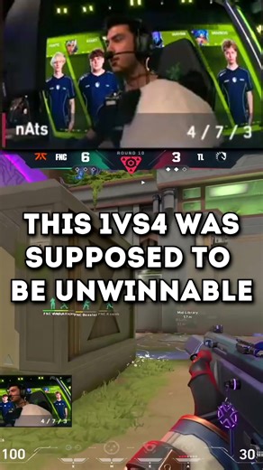 Unwinnable 1vs4 Clutch in Valorant