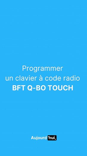 Dans cette vidéo, découvrez comment programmer votre clavier à code radio QB-O TOUCH BFT sur le moteur Deimos ULTRA BT B400 BFT (à l’aide d’un récepteur autonome externe CLONIX 2E, de chez BFT) Vous pouvez retrouver ces produits : Clavier radio à code QB-O TOUCH BFT : http://bit.ly/4oELKeT Moteur Deimos ULTRA BT B400 BFT http://bit.ly/4327j0w Récepteur autonome externe CLONIX 2E BFT http://bit.ly/49tumVQ à retrouver sur france-automatismes.com 😊 | France Automatismes .com