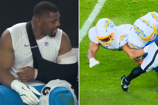 Chargers star pass rusher Khalil Mack suffers gruesome arm injury in ‘MNF’ win